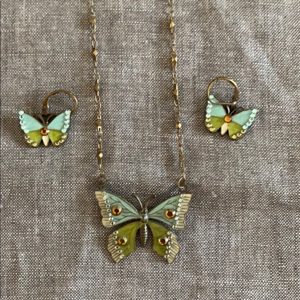 Anne Koplick necklace and earrings set